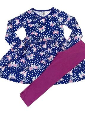 Tea Collection Butterfly Dress and Leggings